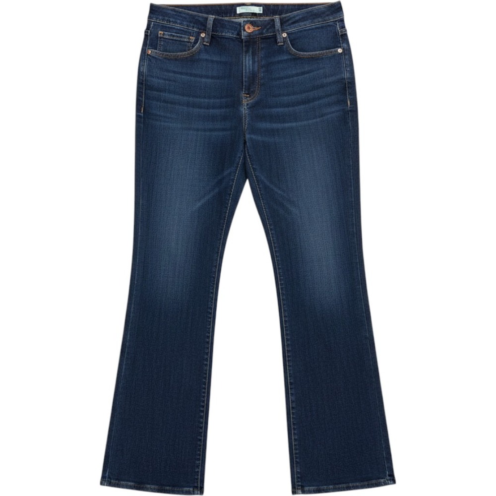 Levi's Boot Cut Jeans Womens 24W Dark Blue Stretch 580 Denim Casual Western